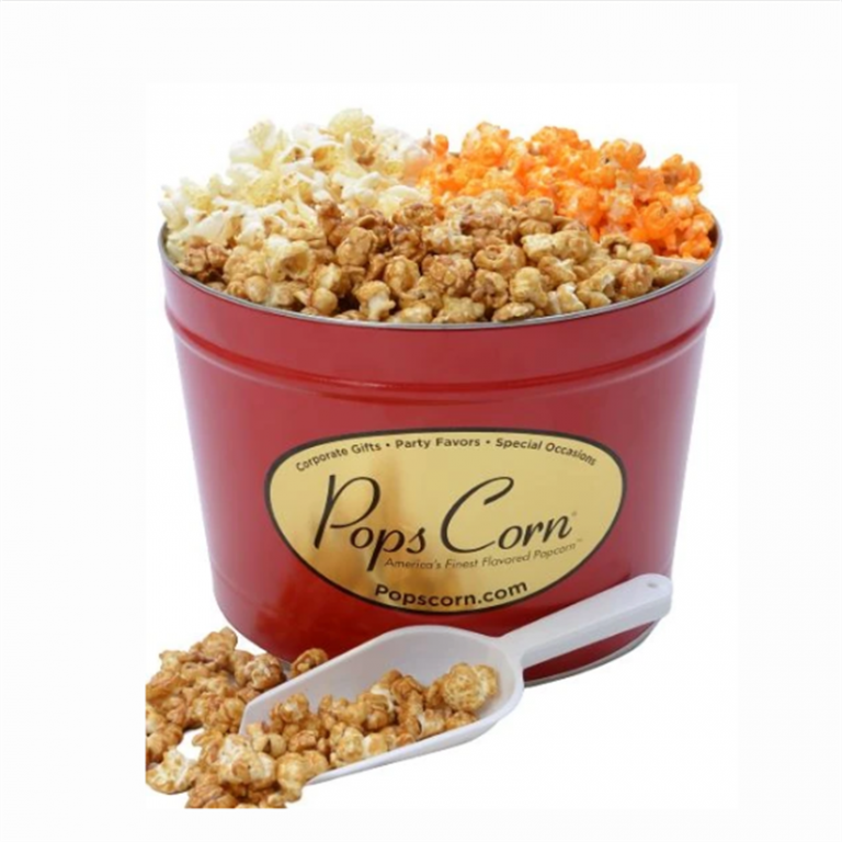 Custom food grade metal popcorn tins tin manufacturers