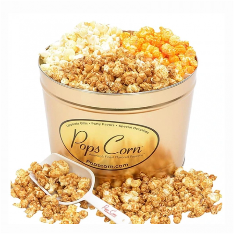 Custom food grade metal popcorn tins tin manufacturers