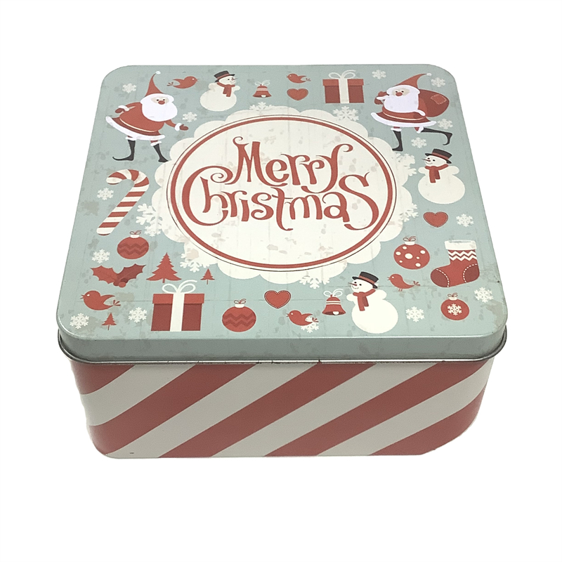 Wholesale Square Metal Box Gift Tins tin manufacturers