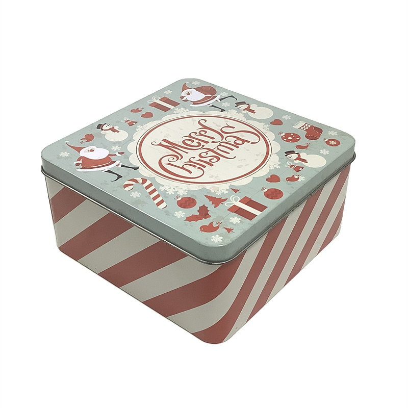 Wholesale Square Metal Box Gift Tins tin manufacturers