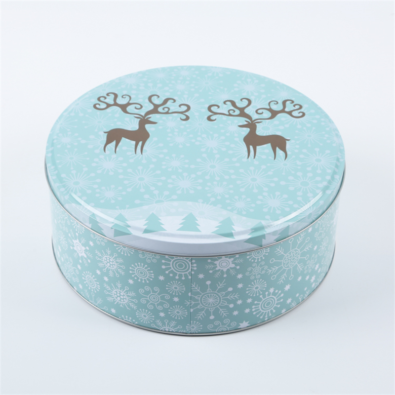 Custom kid candy round empty gift tins tin manufacturers