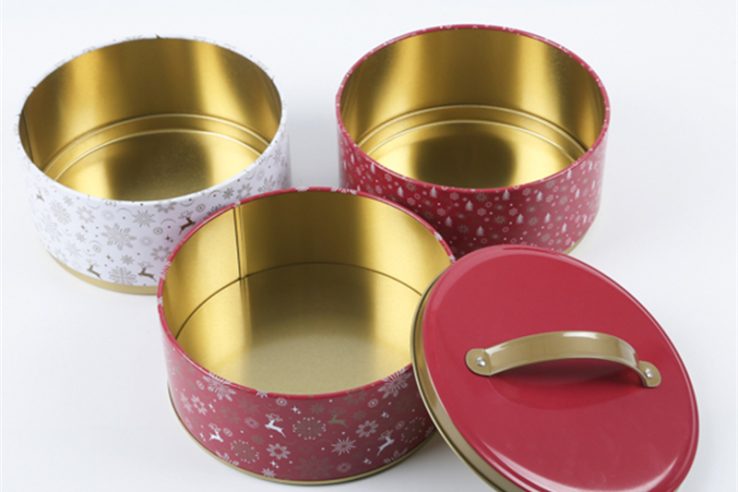 18 red gift tins (6)