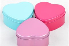 Heart tin boxes (10)